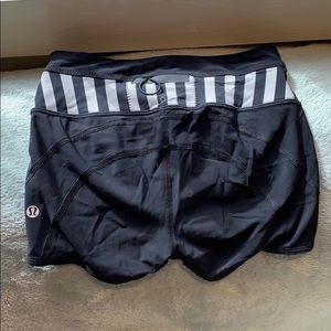Lulu lemon reversible spandex shorts